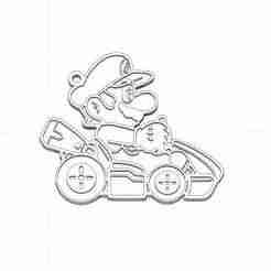 Mario Kart Key Ring - Mario Kart 8 Deluxe