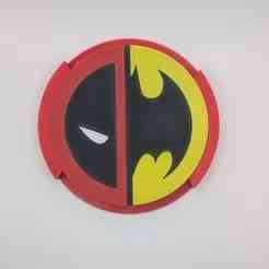 Marvel - DC Crossovers Coasters + Caddy Set 1