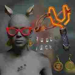 marvel rivals squirrel girl Urban Hunter Accessories + slingshot  cosplay