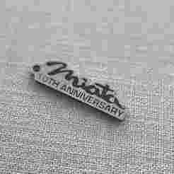 Mazda Miata 10th Anniversary Edition Keychain - Miata