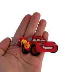 mcqueen lightning keychain