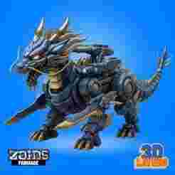 Mecha Dragon Zoids Style
