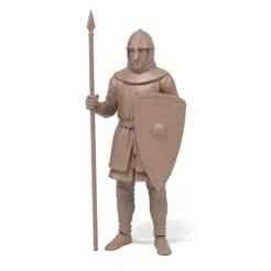 Medieval vigilant soldier 2