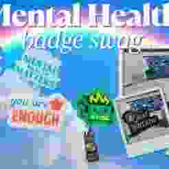 Mental Health Worker Badge Swag-- Fun Badge Reel Covers. Great gifts!
