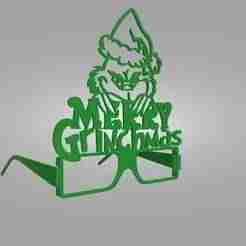 Merry Grinchmas Glass