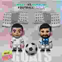 Messi VS Ronaldo - Football - Soccer Toy Set