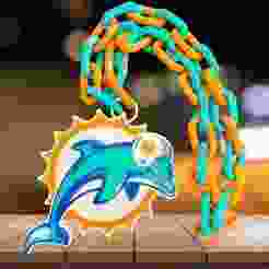 MIAMI DOLPHINS RETRO NFL CHAIN