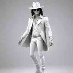 Michael Jackson 3D Print Showpiece Statue Decorative Model