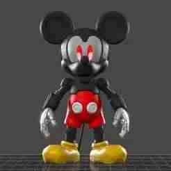 Mickey Robot – 3D Sculpture Multi-Part