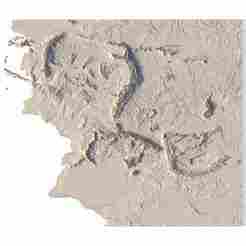 Middle Earth 3D Map STL