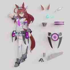 Mihono Bourbon cosplay props