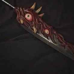 Mimicry, The Red Mist, Gebura, Kali weapon. Nothing There EGO Sword.From Library of Ruina / Lobotomy Corporation. File for printing.