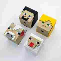 Minecraft Beads Starter Set - Steve, Alex, Cow, Sheep