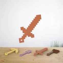 Minecraft keychains