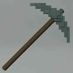 Minecraft Movie Pickaxe. Movie, video game, props, cosplay