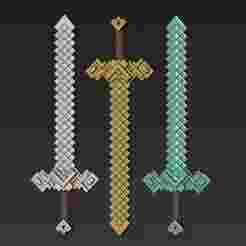 Minecraft Movie Sword