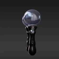 Miniature K-Pop Fandom Lightstick Keychain - Realistic 6cm 3D Printable Charm with Internal Glow Effect