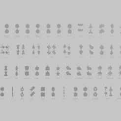 🧠 Minimal Mood – Pendant Collection (STL)