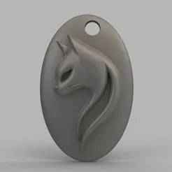 Minimalist Cat Keychain - Modern Pendant