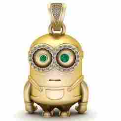 Minion-Inspired Pendant – 3D Printable Model