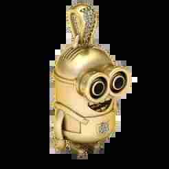 Minion Pendant – 3D Printable Jewelry Model | Fun Cartoon Character Design