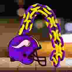 MINNESOTA VIKINGS NFL HELMET CHAIN