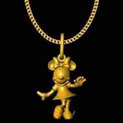 Minnie Mouse pendant charm