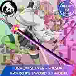Mitsuri Kanroji’s Nichirin Sword – Cosplay 3D Model (Demon Slayer)