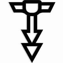 Mjölnir 2 - 2D/3D Wall Art STL+SVG For CNC Router, Plasma, Waterjet, Laser & 3D Printer