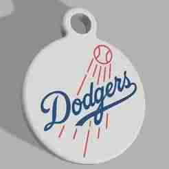 MLB - Los Angeles Dodgers Keyring