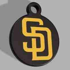 MLB - San Diego Padres Keyring