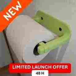Modern print-in-place toilet paper dispenser