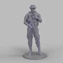 Modern Soldier - Military Miniature - Army Figure