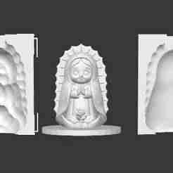 Molde Para Vela (Virgen de Guadalupe)