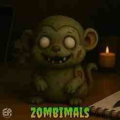 Monkey - Zombimals Collection 👻✨