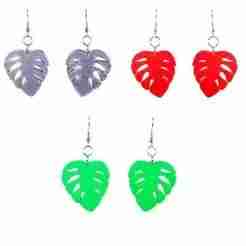 Monstera Plant Earrings