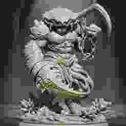 Monstrous Warlord – Ultra‑Detailed Fantasy 3D Printable Sculpture
