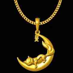 Moon fox charm