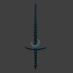 🌙 Moonlit Thorn Crossblade