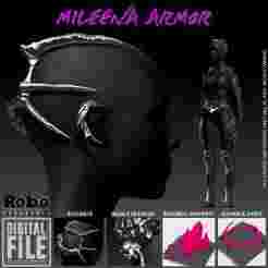 Mortal Kombat 1  Mileena Armor Cosplay - MK1 - 3D Model STL Files