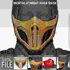 Mortal Kombat Scorpion - Sub-Zero Classic Ninja Mask - 3D Model STL Files