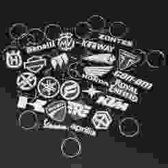 Motorcycle Minimal Keychains Bundle
