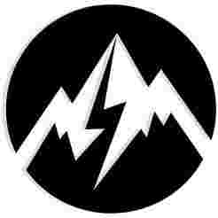mountain with a flag forming part of a lightning bolt 2 - 2D/3D Wall Art STL+SVG For CNC Router, Plasma, Waterjet, Laser & 3D Printer