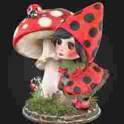 Mushroom & Girl