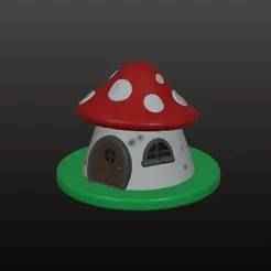 Mushroom House - 3D Printable Model