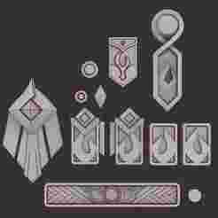 Mydei Accessories - Necklace, Belt and arm cuff - Honkai Star Rail