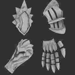 Mydei Armor - Shoulder, Knees, Arm and Glove - Honkai Star Rail