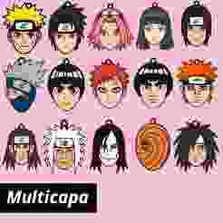 Naruto Key Ring Pack (15 key rings)