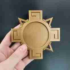 Natlan Vision Frame Cosplay Asset 80mm