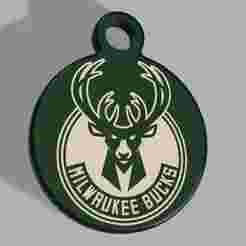 NBA - Milwaukee Bucks Keyring